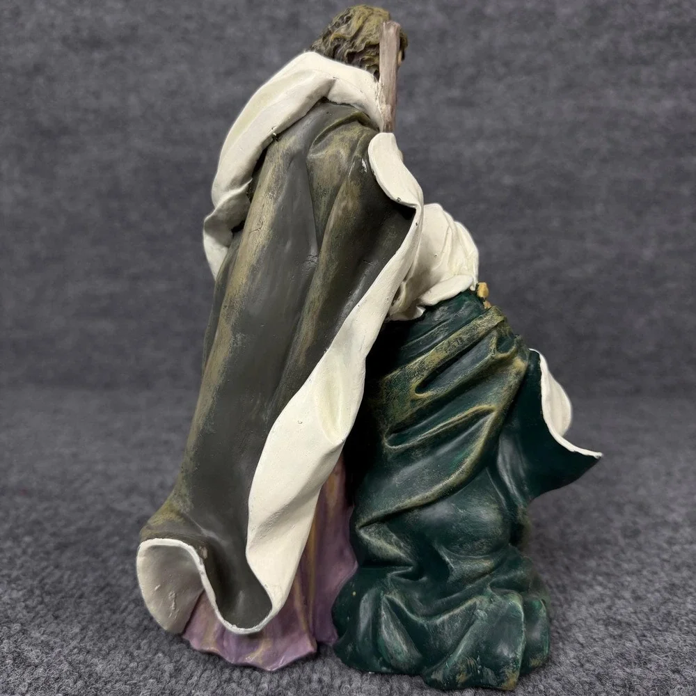 Vintage Studio 33 Holy Family Nativity Scene‎ Resin Christmas Decor 10 In Figure